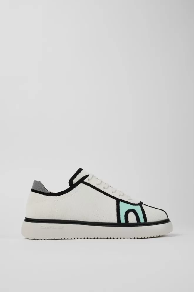 Zapatillas<Camper Sneaker De Tejido Blanca Para Hombre