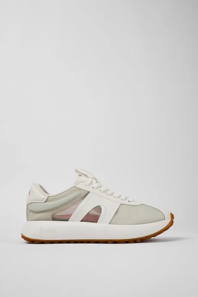 Zapatillas<Camper Sneaker De Tejido Blanca Para Hombre