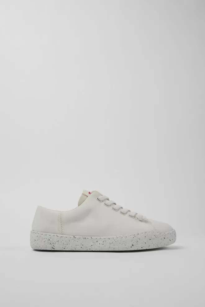 Zapatillas<Camper Sneaker De Tejido Blanca Para Mujer