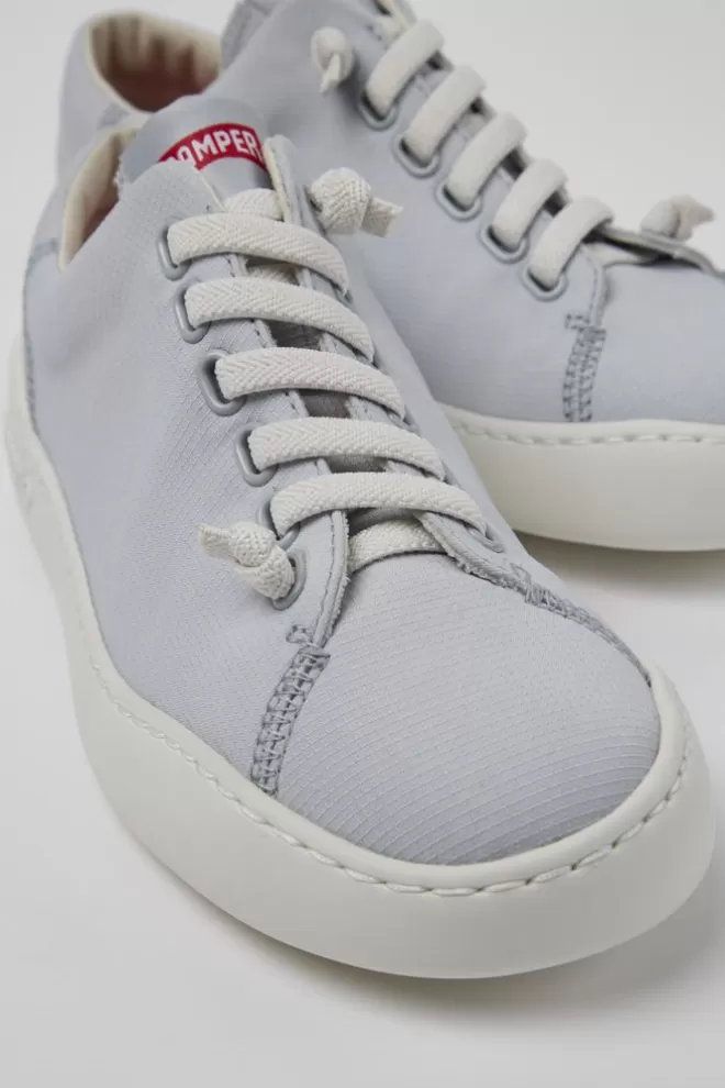 Zapatillas<Camper Sneaker De Tejido Gris Para Mujer