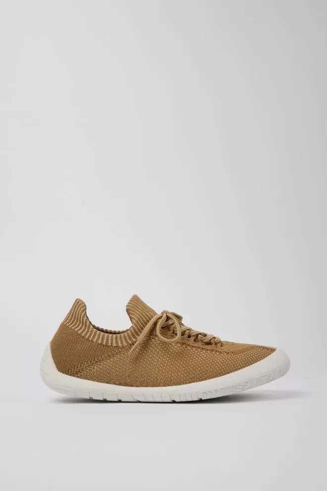 Zapatillas<Camper Sneaker De Tejido Marron Para Mujer