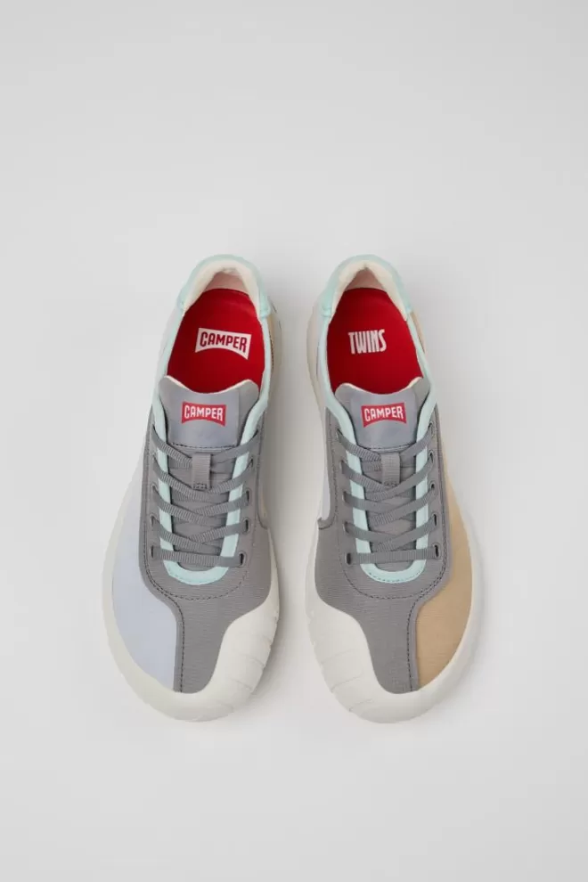 Zapatillas<Camper Sneaker De Tejido Multicolor Para Mujer