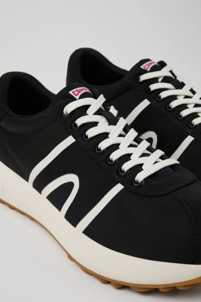 Zapatillas<Camper Sneaker De Tejido Negra Para Hombre