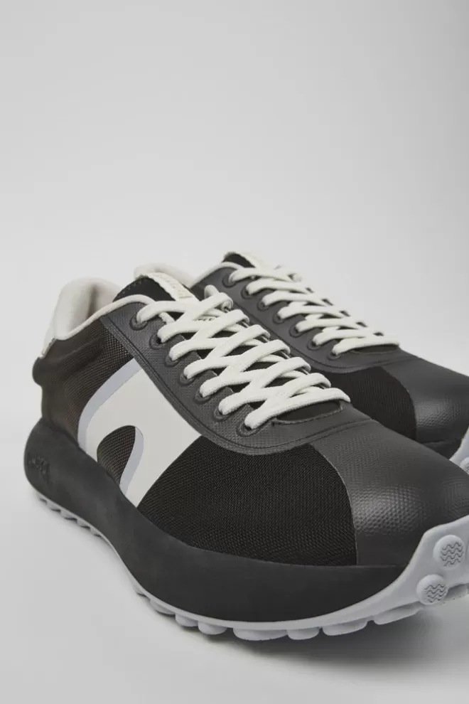 Zapatillas<Camper Sneaker De Tejido Negra Para Hombre