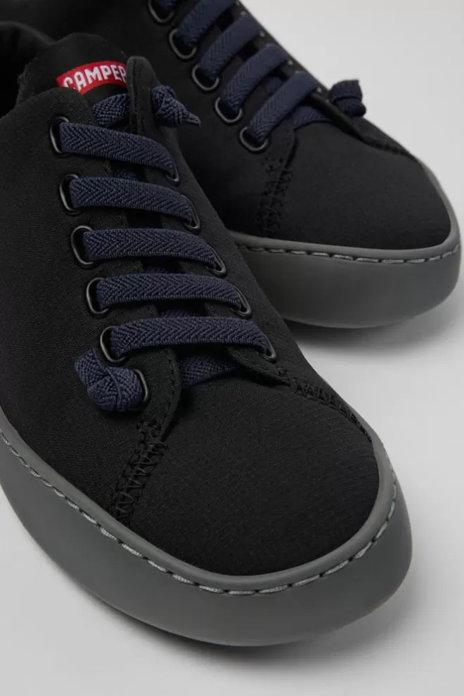 Zapatillas<Camper Sneaker De Tejido Negra Para Mujer