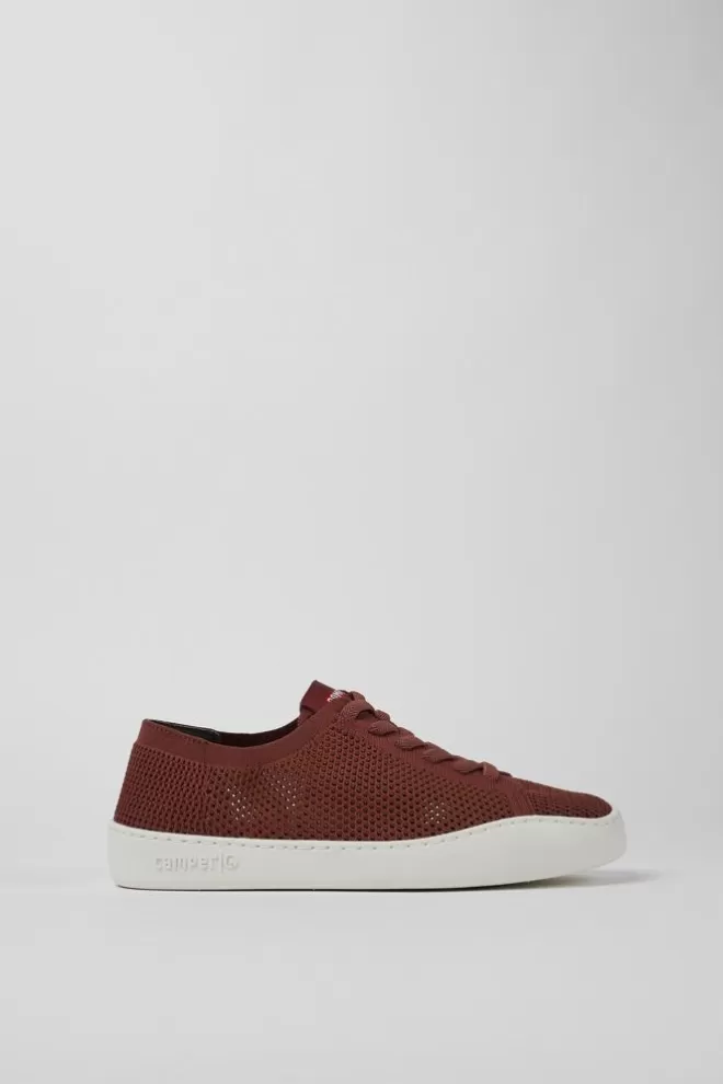 Zapatillas<Camper Sneaker De Tejido Roja Para Mujer