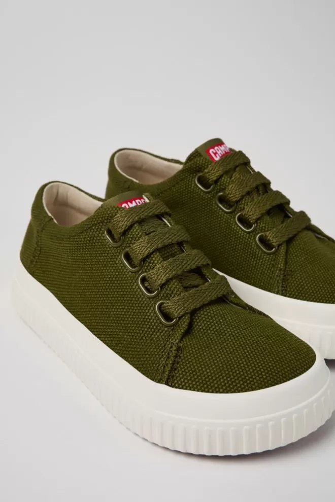 Zapatillas<Camper Sneaker De Tejido Verde