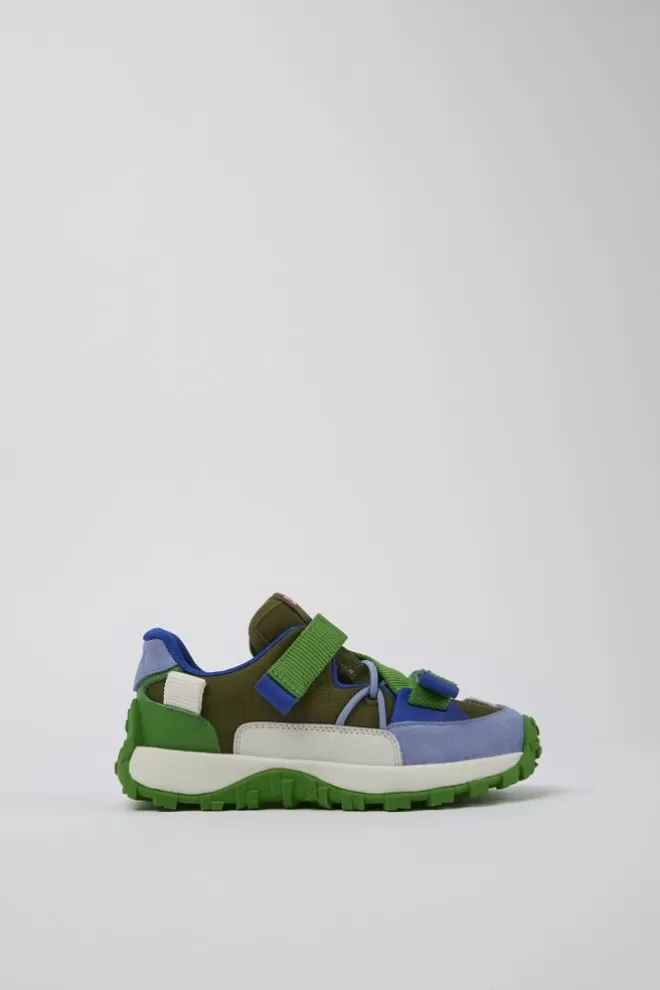 Zapatillas<Camper Sneaker De Tejido Y Piel Multicolor