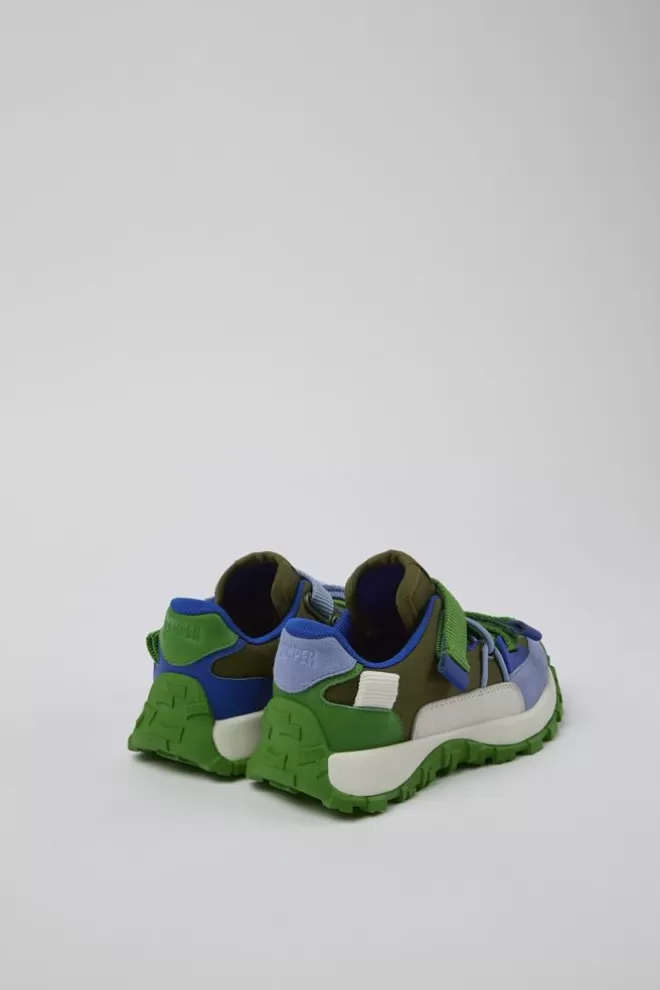 Zapatillas<Camper Sneaker De Tejido Y Piel Multicolor