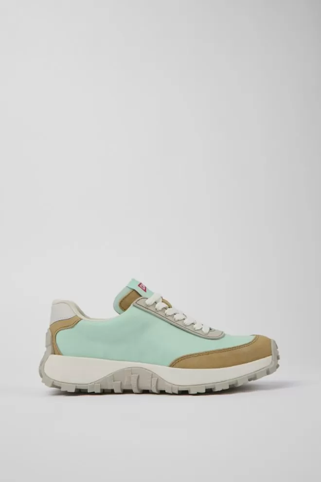 Zapatillas<Camper Sneaker De Tejido/Nobuk Azul Para Mujer