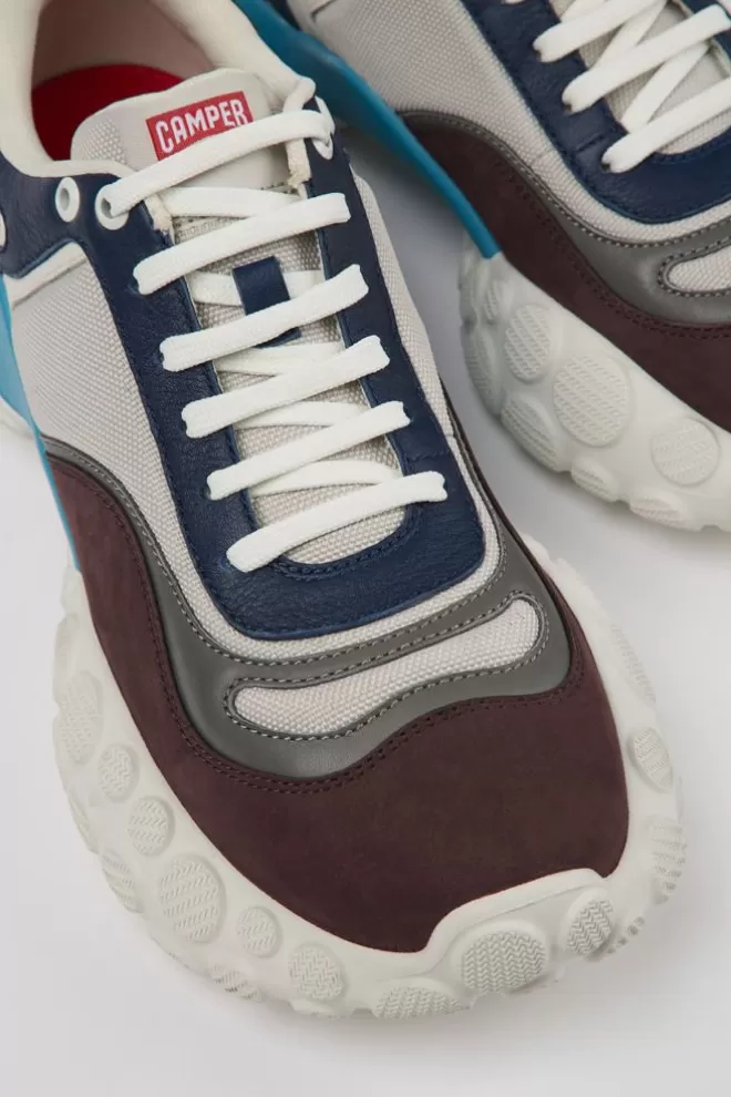 Zapatillas<Camper Sneaker Multicolor De Tejido Y Nobuk Para Hombre