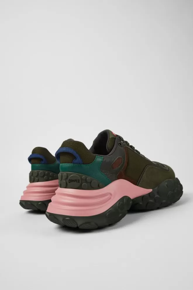Zapatillas<Camper Sneaker Multicolor De Tejido Y Nobuk Para Hombre