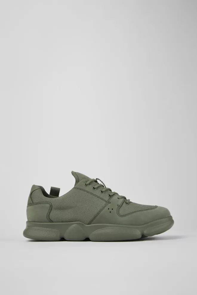 Zapatillas<Camper Sneaker Verde De Piel Y Pet Reciclado Para Hombre