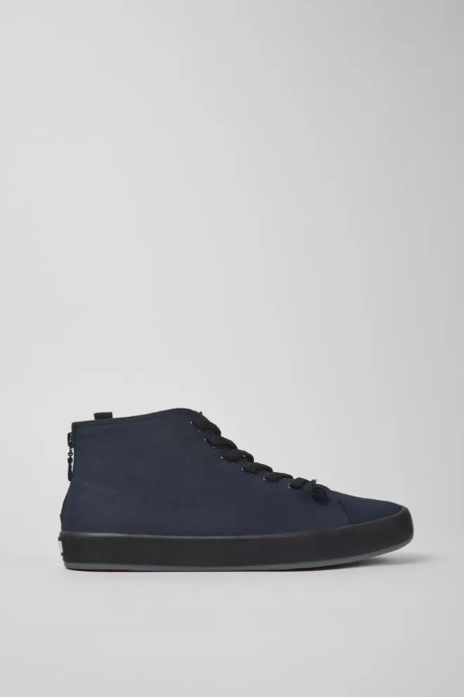 Zapatillas<Camper Sneakers Azul Marino De Tejido Para Hombre