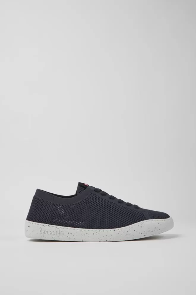 Zapatillas<Camper Sneakers Azules De Tejido Para Hombre