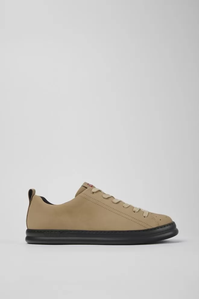 Zapatillas<Camper Sneakers Beige De Nobuk Para Hombre