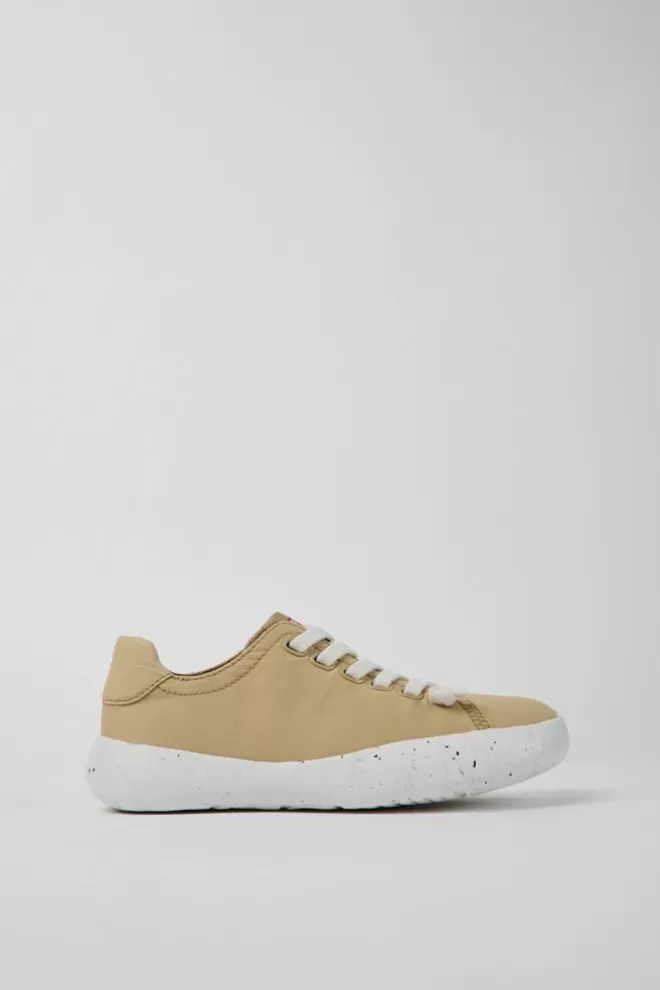 Zapatillas<Camper Sneakers Beige De Tejido Para Mujer