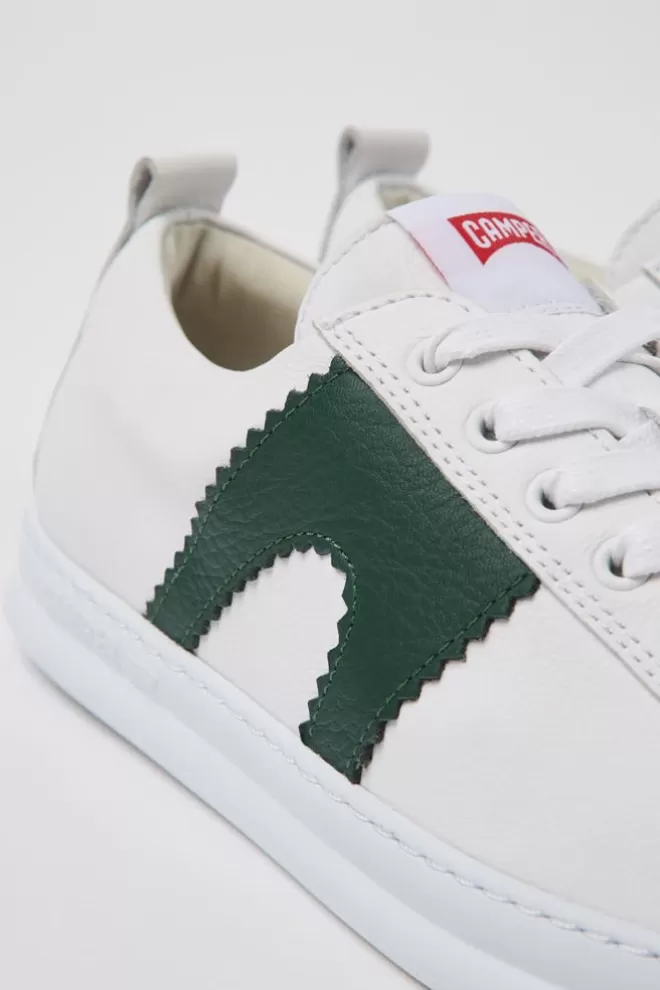 Zapatillas<Camper Sneakers Blancas De Piel Para Hombre