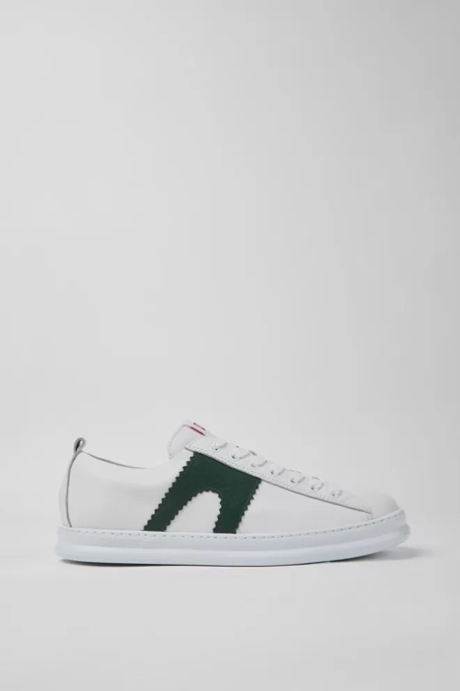 Zapatillas<Camper Sneakers Blancas De Piel Para Hombre