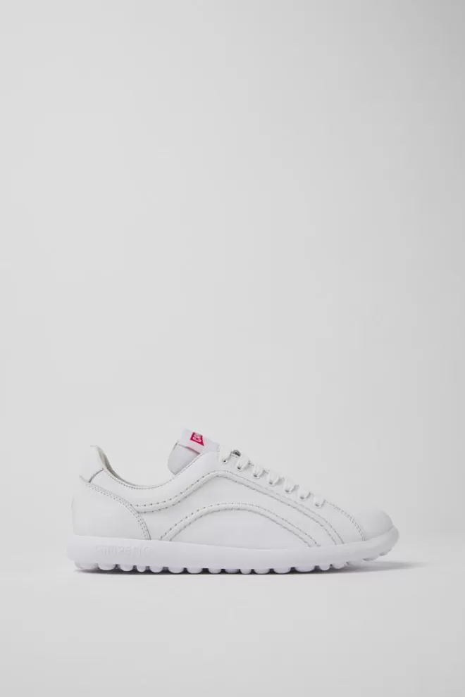 Zapatillas<Camper Sneakers Blancas De Piel Para Mujer