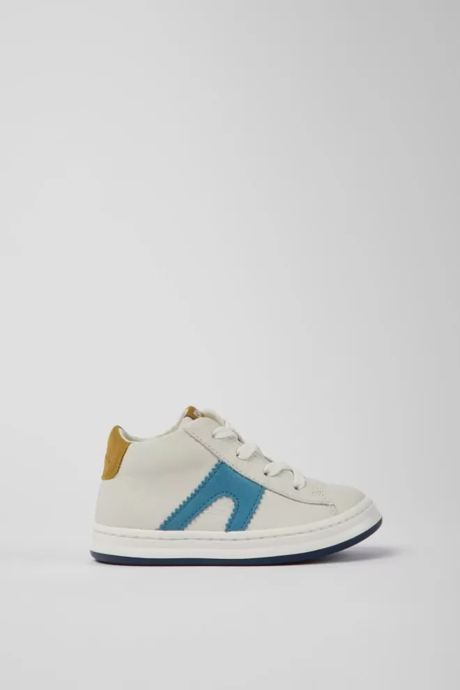 Zapatillas<Camper Sneakers Blancas De Piel Para Ninos