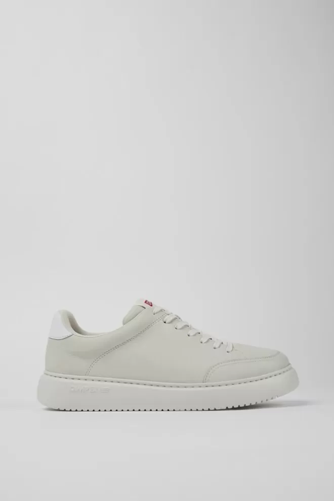 Zapatillas<Camper Sneakers Blancas De Piel Sin Tenir Para Hombre