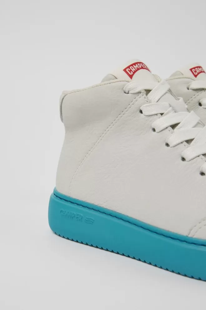 Zapatillas<Camper Sneakers Blancas De Piel Sin Tenir Para Mujer