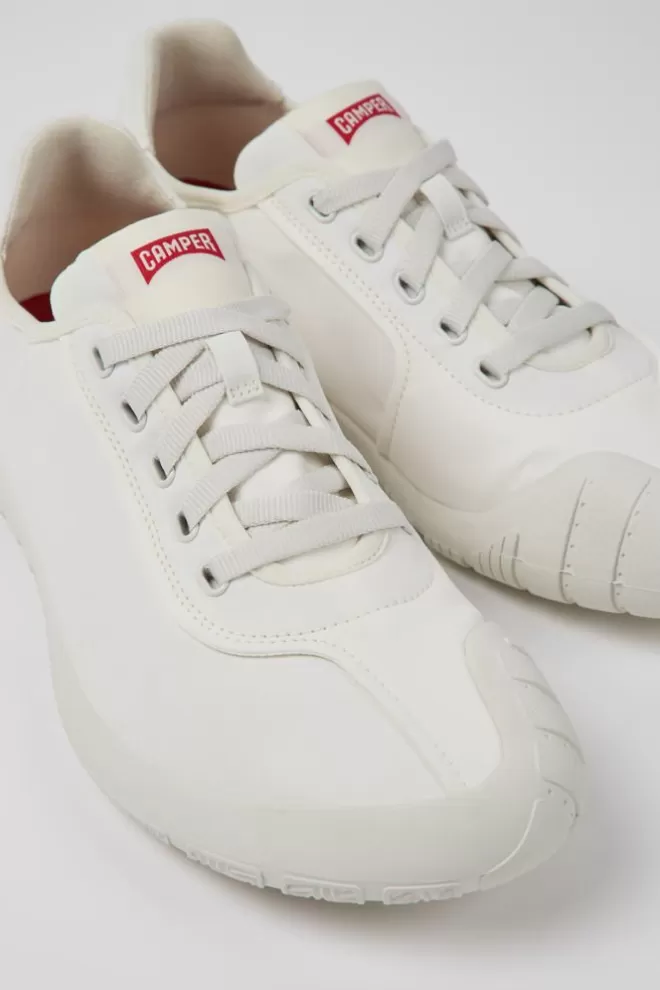 Zapatillas<Camper Sneakers Blancas De Tejido Para Hombre