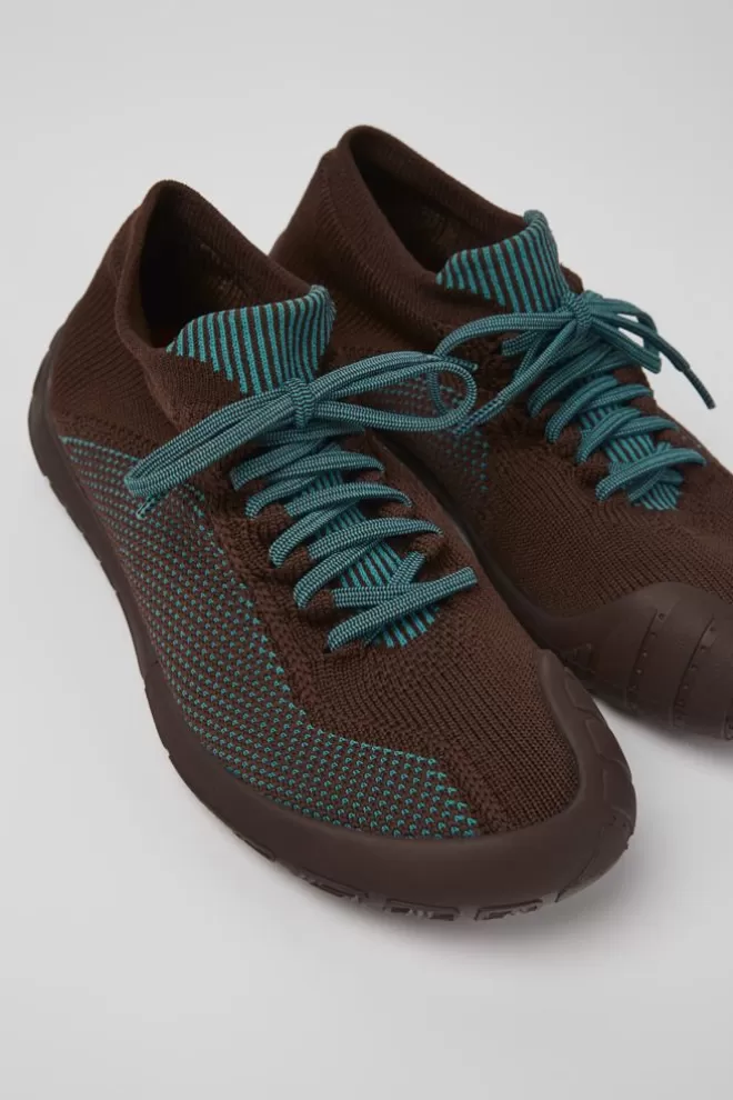 Zapatillas<Camper Sneakers Burdeos De Tejido Para Mujer