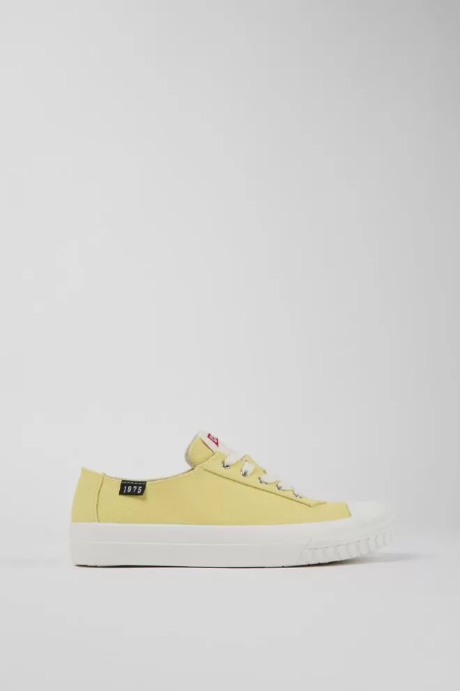 Zapatillas<Camper Sneakers De Algodon Reciclado Amarillas Para Mujer