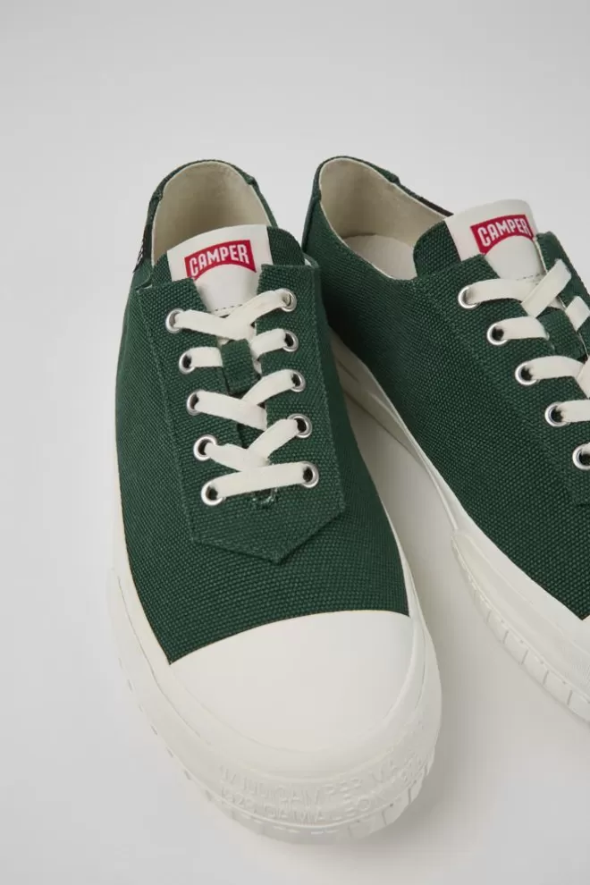 Zapatillas<Camper Sneakers De Algodon Reciclado Verdes Para Hombre