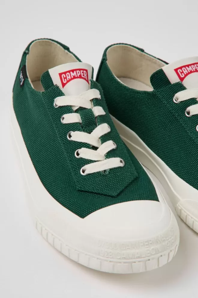 Zapatillas<Camper Sneakers De Algodon Reciclado Verdes Para Mujer