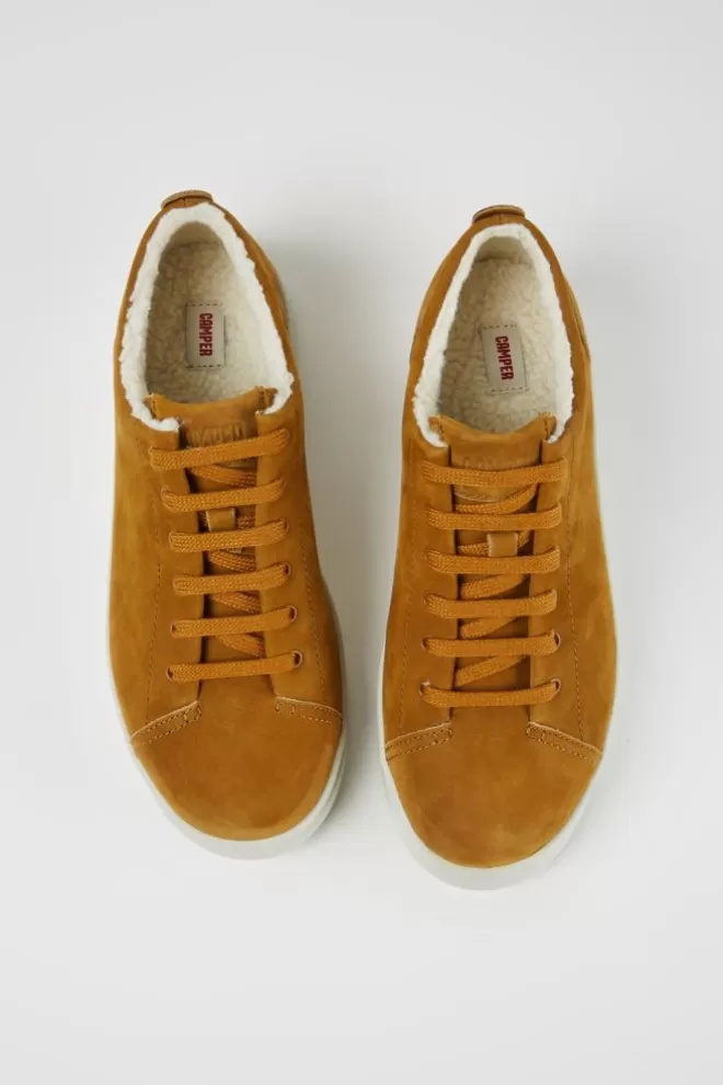 Zapatillas<Camper Sneakers De Ante En Color Marron