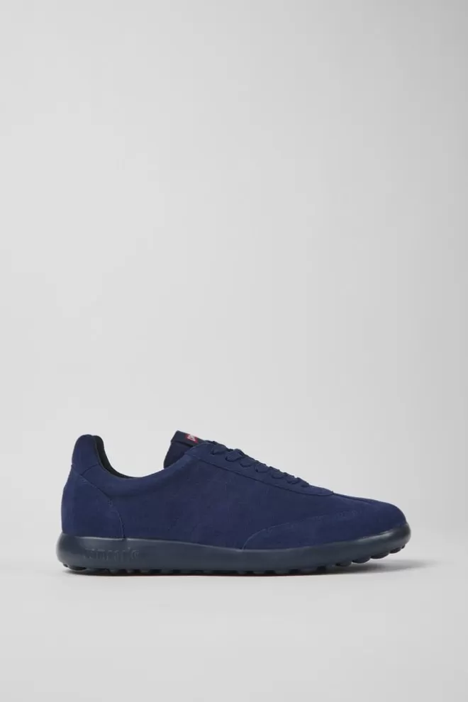 Zapatillas<Camper Sneakers De Nobuk Azules Para Hombre