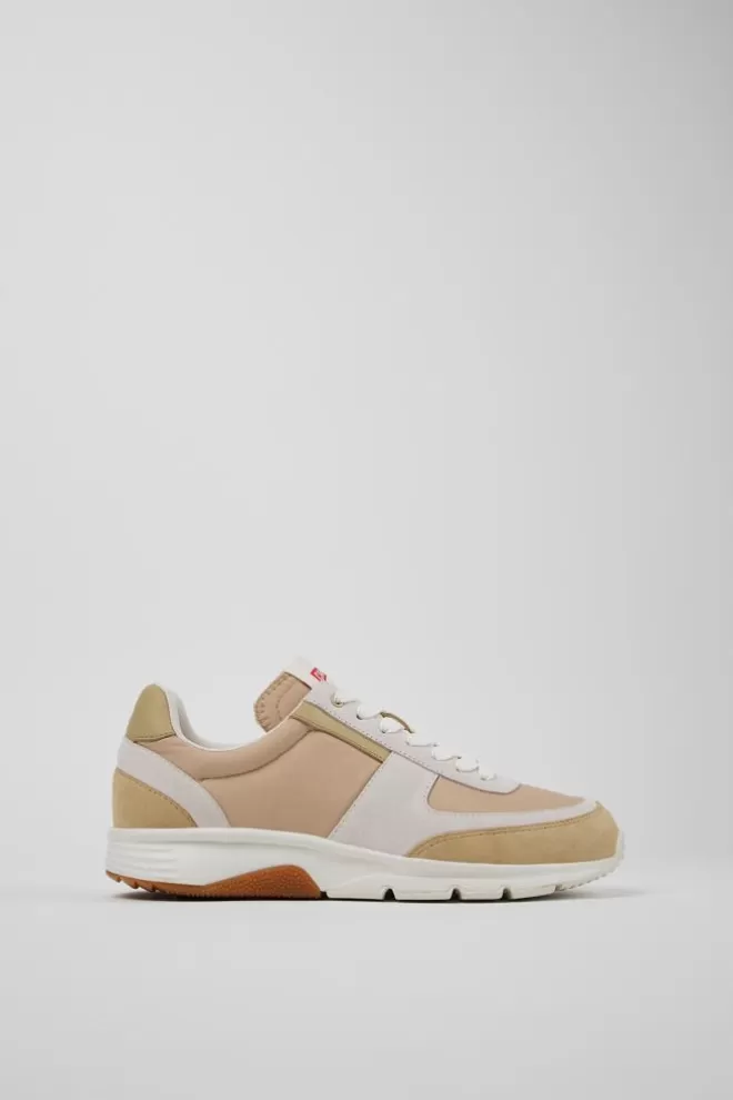 Zapatillas<Camper Sneakers De Nobuk Y Tejido Para Mujer