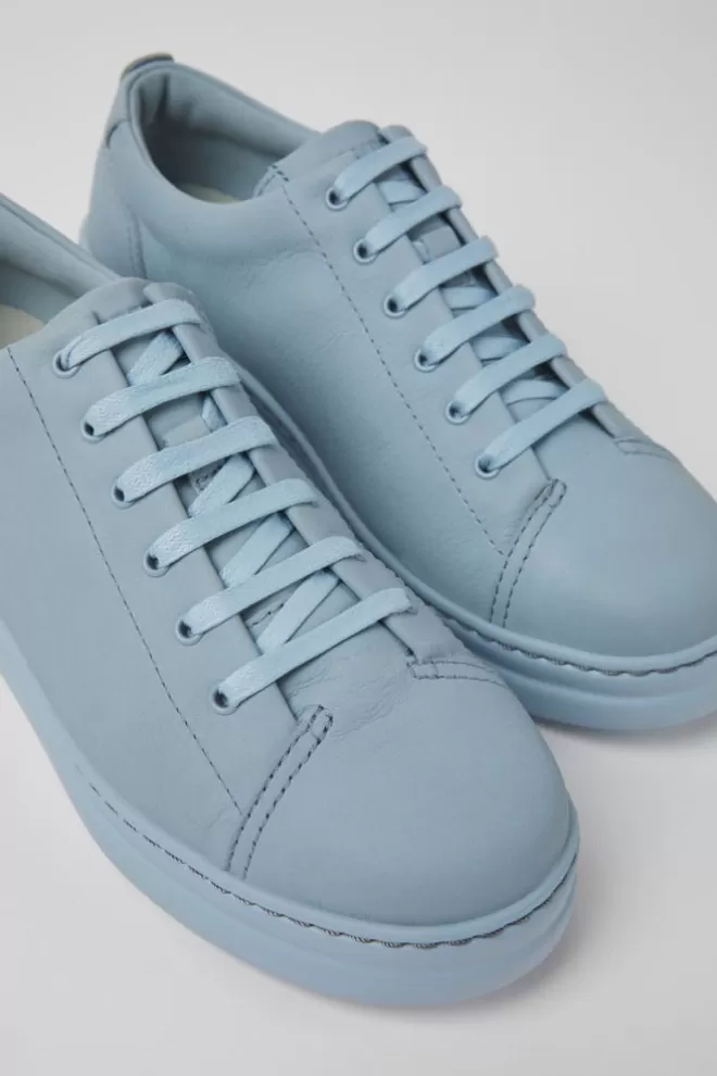 Zapatillas<Camper Sneakers De Piel Azules Para Mujer