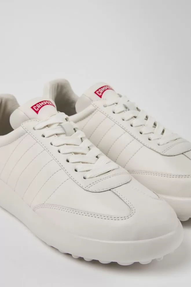 Zapatillas<Camper Sneakers De Piel Blancas Para Mujer