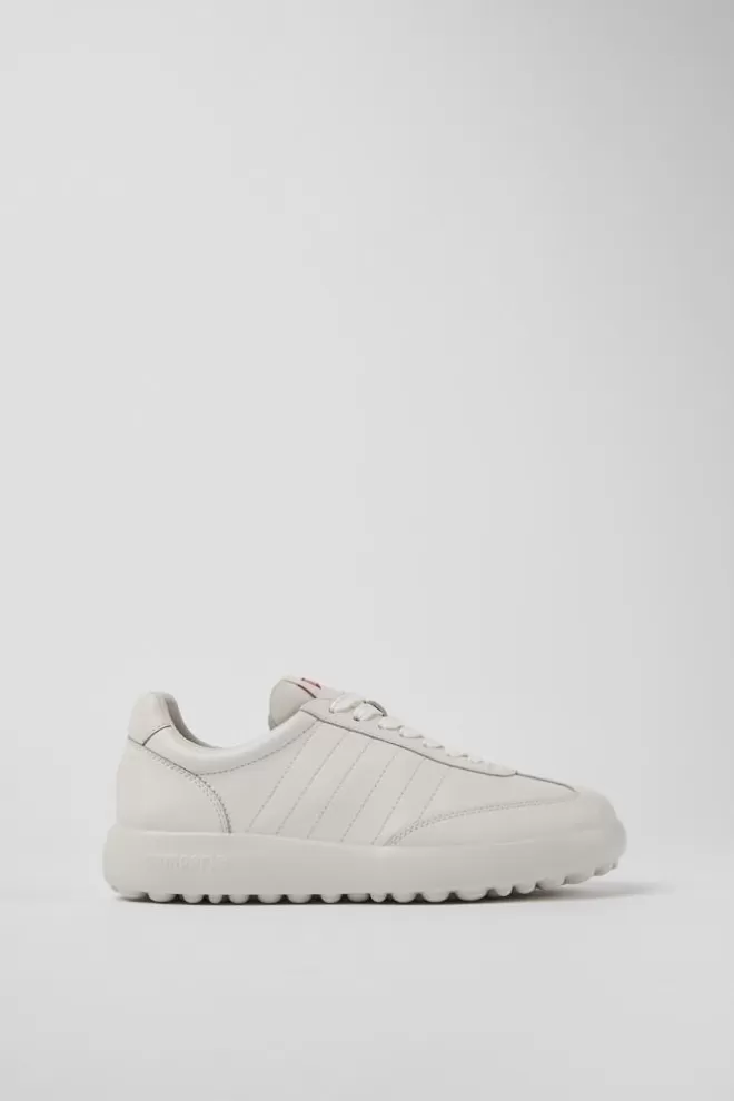 Zapatillas<Camper Sneakers De Piel Blancas Para Mujer