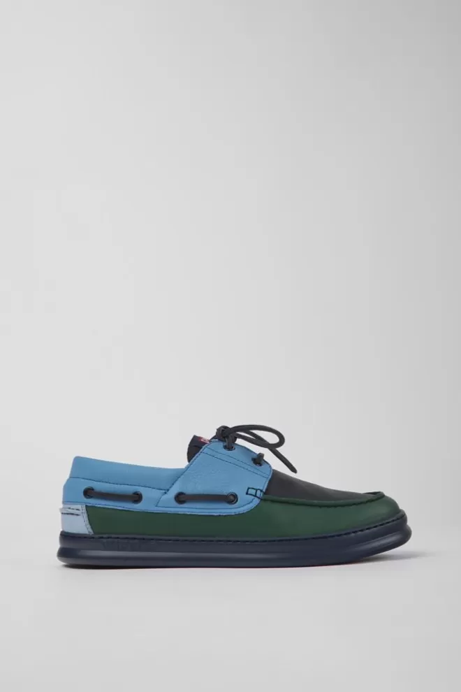 Zapatos Casual<Camper Sneakers De Piel Multicolores Para Hombre