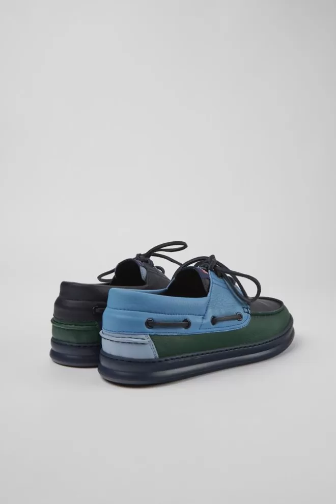 Zapatos Casual<Camper Sneakers De Piel Multicolores Para Hombre
