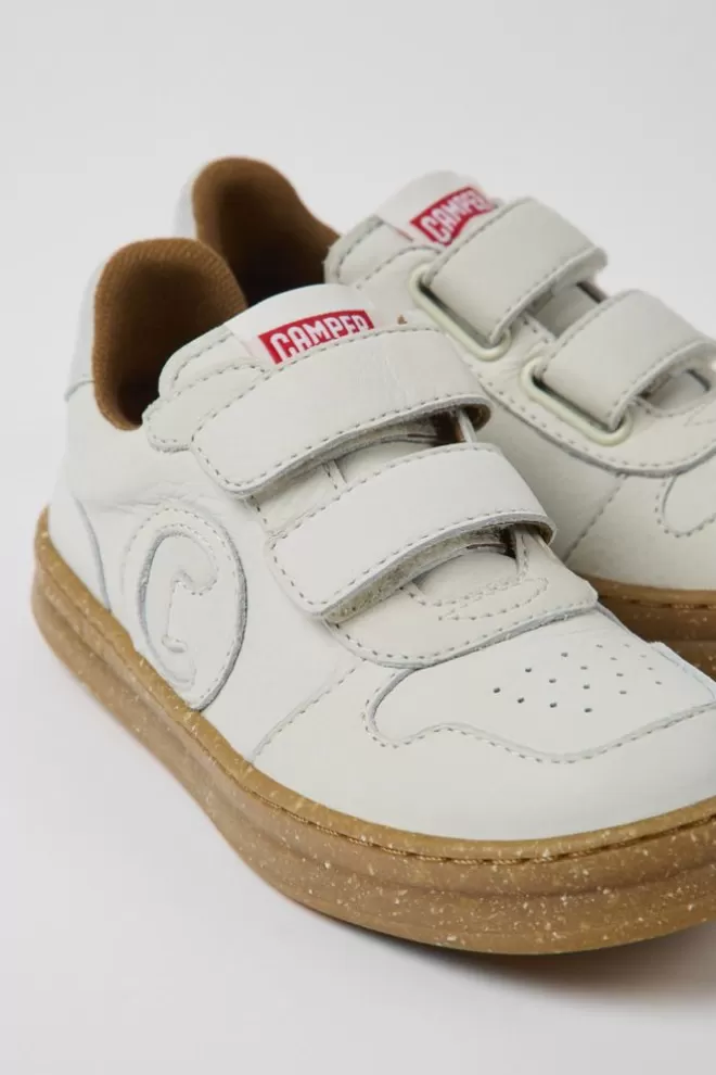 Zapatillas<Camper Sneakers De Piel Sin Tenir Blancas