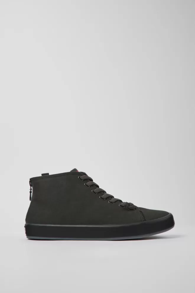 Zapatillas<Camper Sneakers Gris Oscuro De Tejido Para Hombre