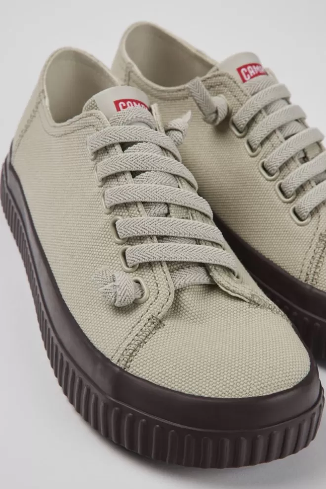 Zapatillas<Camper Sneakers Grises De Algodon Reciclado Para Mujer