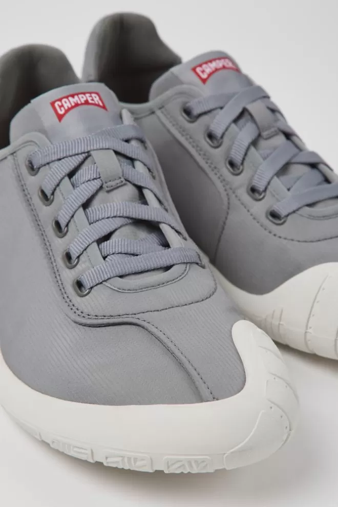 Zapatillas<Camper Sneakers Grises De Tejido Para Hombre