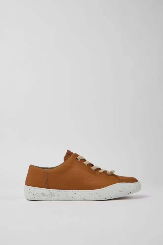 Zapatillas<Camper Sneakers Marrones De Tejido Para Mujer