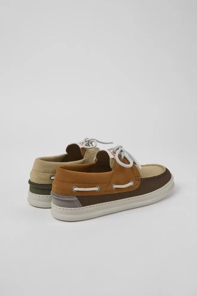 Zapatos Casual<Camper Sneakers Multicolores De Nobuk Para Hombre