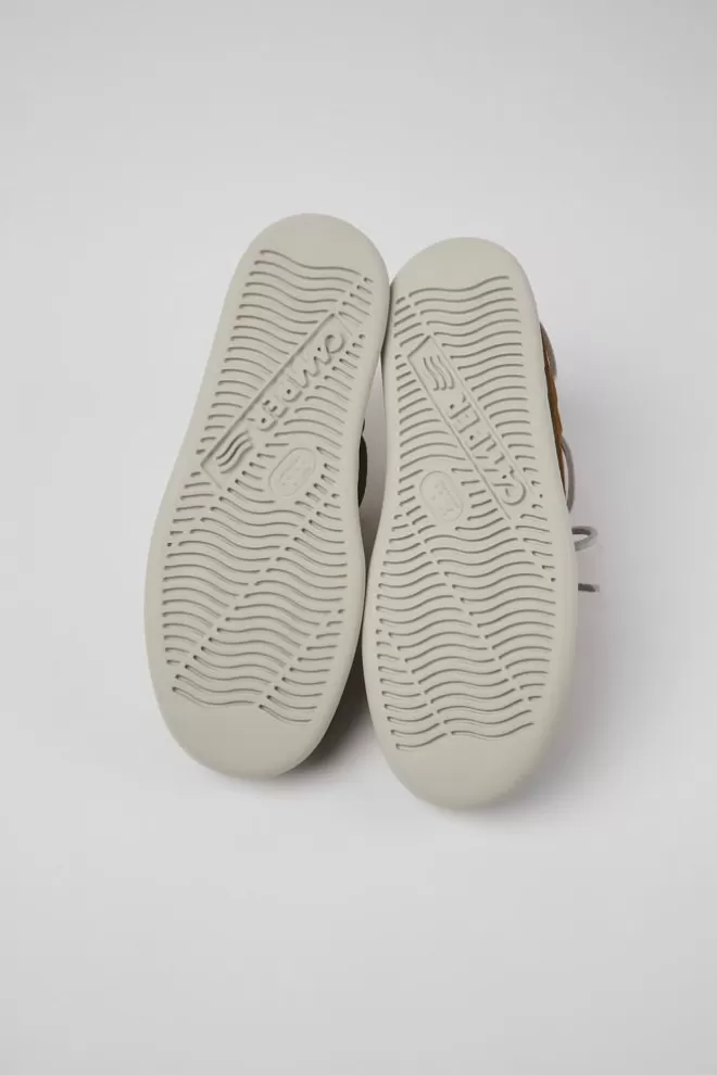 Zapatos Casual<Camper Sneakers Multicolores De Nobuk Para Hombre