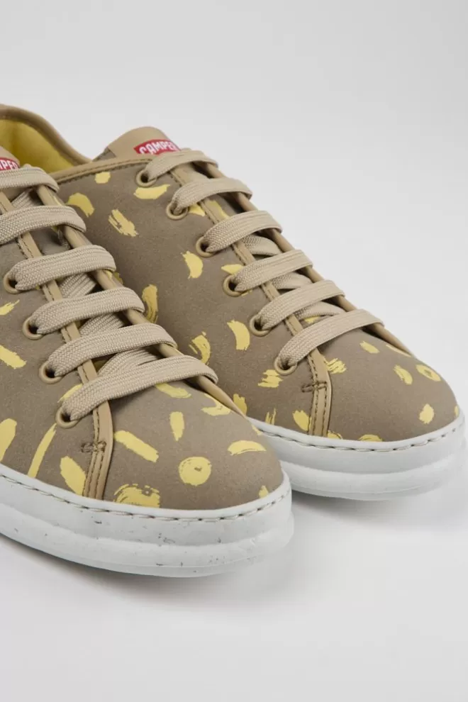 Zapatillas<Camper Sneakers Multicolores De Nobuk Y Piel Para Hombre