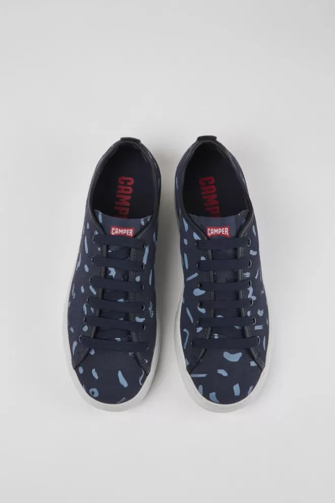 Zapatillas<Camper Sneakers Multicolores De Nobuk Y Piel Para Hombre