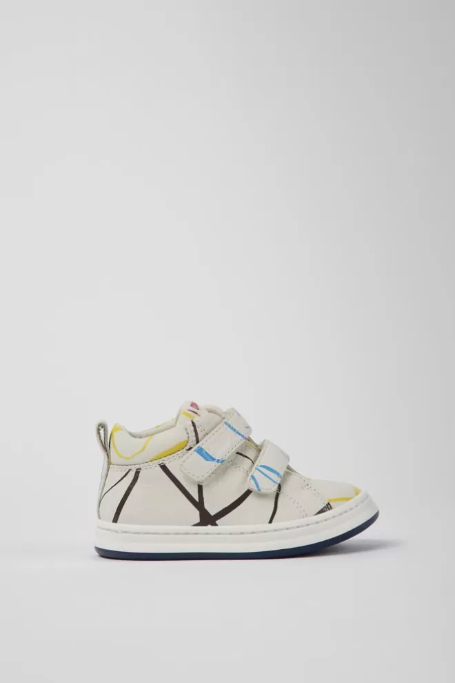 Zapatillas<Camper Sneakers Multicolores De Piel Para Ninos